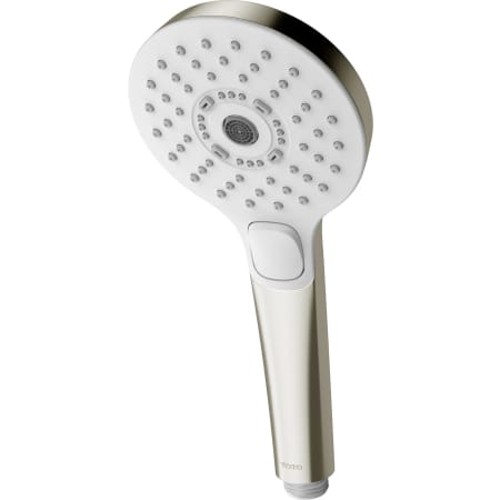 TOTO 1.75 GPM Round Multi Function Hand Shower with Active Wave Technology Brushed Nickel