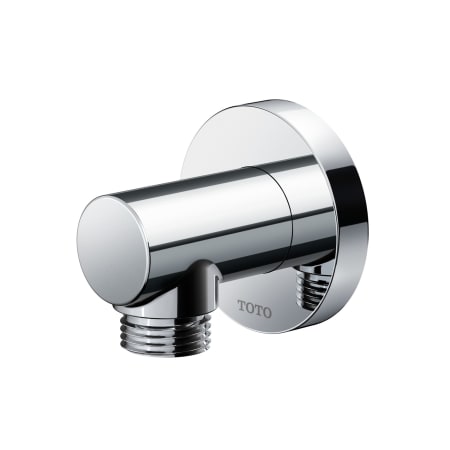 TOTO Round Water Wall Supply for Handshowers Brushed Nickel