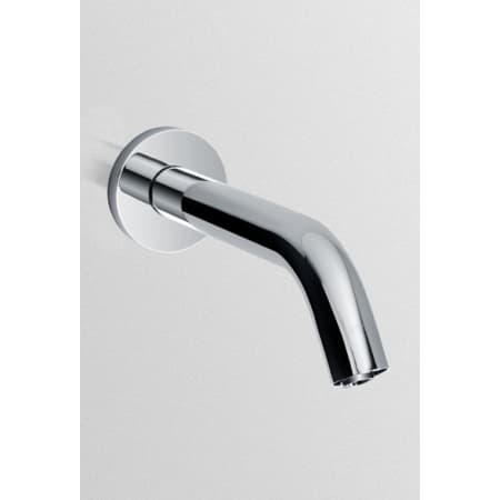 TOTO Helix Wall Mounted Single Supply Electronic Bathroom Faucet with EcoPower Technology - 10 Second Discharge Polished Chrome