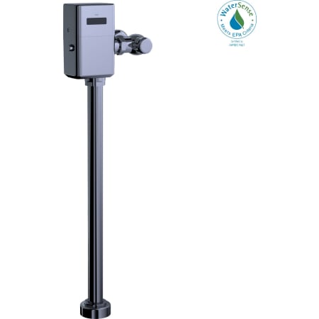 TOTO ECO POWER 1.28 GPF Electronic Wall Mounted Toilet Flushometer for 1-1/2" Top Spud Polished Chrome