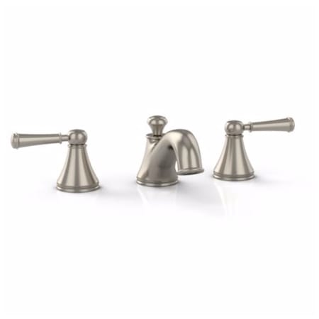 TOTO Vivian Widespread Bathroom Faucet - Drain Assembly Included Brushed Nickel