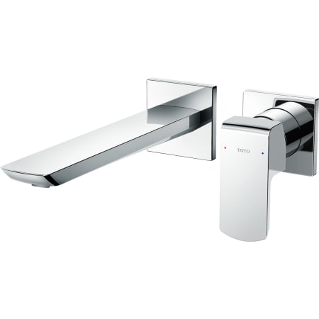 TOTO 1.2 GPM Single Handle Wall Mounted Bathroom Faucet with Comfort Glide™ Technology - Less Drain Assembly Polished Chrome