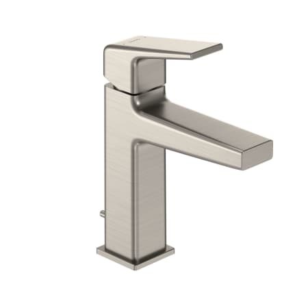 TOTO GB 1.2 GPM Single Hole Bathroom Faucet with Pop-Up Drain Assembly and Comfort Glide Brushed Nickel
