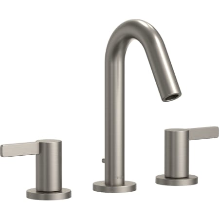 TOTO GF 1.2 GPM Widespread Bathroom Faucet with Pop-Up Drain Assembly Brushed Nickel