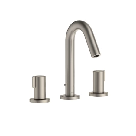 TOTO GF 1.2 GPM Widespread Bathroom Faucet with Pop-Up Drain Assembly Brushed Nickel