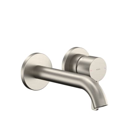TOTO GF 1.2 GPM Wall Mounted Mini-Widespread Bathroom Faucet with Comfort Glide Brushed Nickel