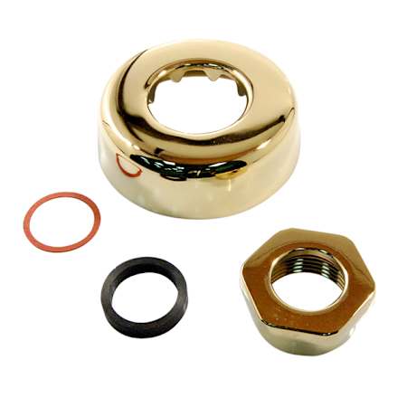 TOTO 3/4" Spud Nut and Escutcheon Brass