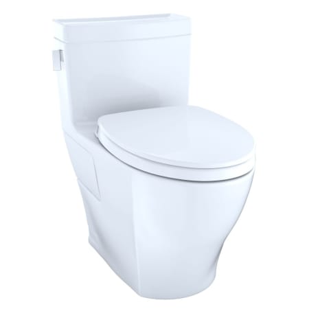 TOTO Legato 1.28 GPF One-Piece Elongated Toilet with Left Hand Lever - Seat Included Cotton