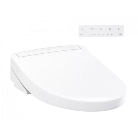 TOTO WASHLET S5 Elongated Soft Close Bidet Seat Cotton White