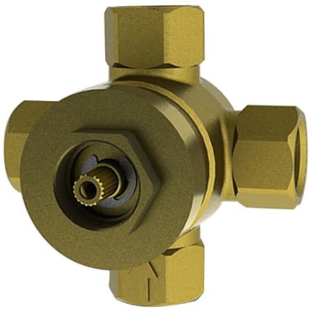 TOTO 1/2 Inch Ceramic Disk Three Way Diverter Valve with Off Function Brass