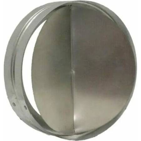 Trade-Wind Damper for 6 Inch Round Duct with Neoprene Seal and Spring Loaded Butterfly N/A