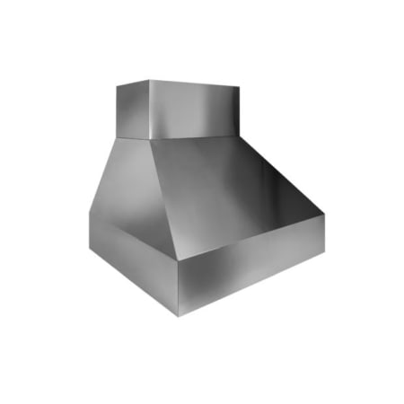 Trade-Wind P7200 48 Inch Wide Outdoor Island Range Hood with Dimmable Halogen Lighting Stainless Steel