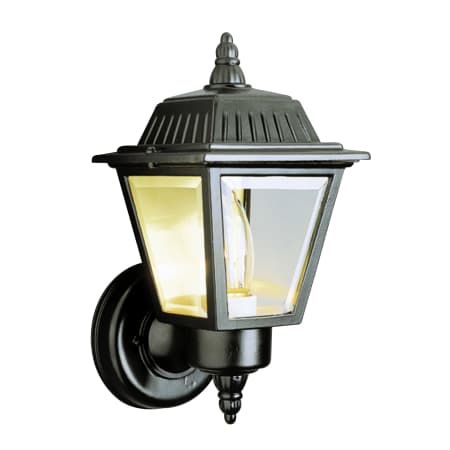 Trans Globe Lighting Single Light Up Lighting Outdoor Wall Sconce from the Outdoor Collection Black