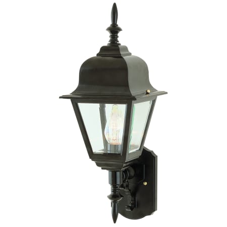 Trans Globe Lighting Single Light Up Lighting Outdoor Wall Sconce from the Outdoor Collection Black