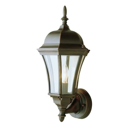 Trans Globe Lighting Single Light Up Lighting Outdoor Wall Sconce from the Outdoor Collection Rust
