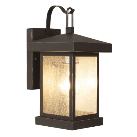 Trans Globe Lighting Asian Single Light Down Lighting Outdoor Square Wall Sconce from the Outdoor Collection Weather Bronze
