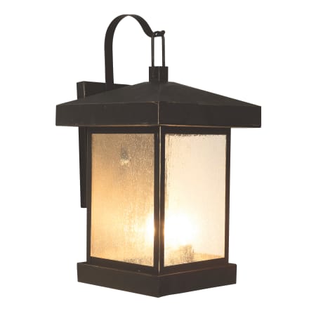 Trans Globe Lighting Asian Three Light Down Lighting Outdoor Square Wall Sconce from the Outdoor Collection Weather Bronze