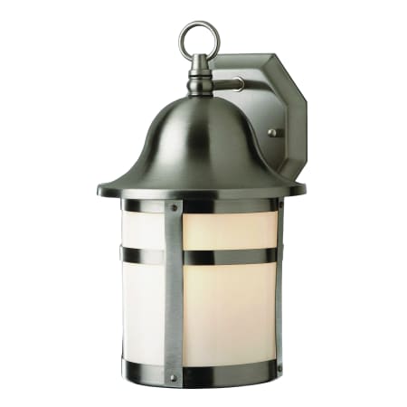 Trans Globe Lighting Modern Two Light Down Lighting Outdoor Wall Sconce from the Outdoor Collection Brushed Nickel