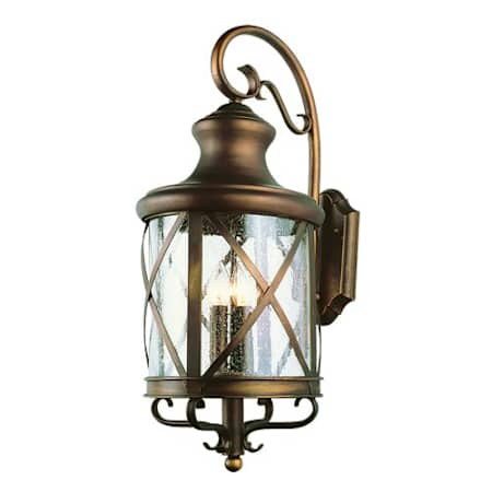 Trans Globe Lighting Four Light Up Lighting Outdoor Wall Sconce from the Outdoor Collection Antique Copper