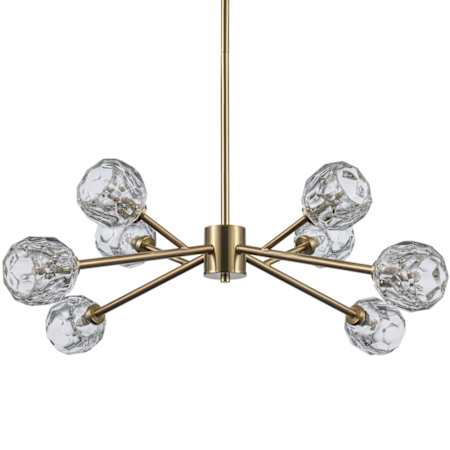 Trans Globe Lighting Fitz 8 Light 34" Wide Pendant Antique Gold