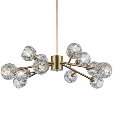 Trans Globe Lighting Fitz 12 Light 37" Wide Pendant Antique Gold