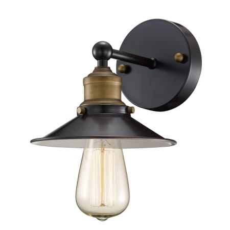 Trans Globe Lighting Griswald Single Light 7" Wide Bathroom Sconce Rubbed Oil Bronze