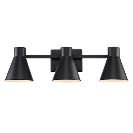 Trans Globe Lighting GearShine 3 Light 26" Wide LED Vanity Light Black