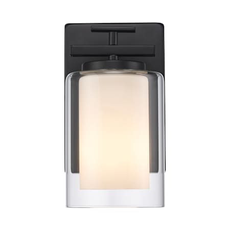 Trans Globe Lighting Lisbon 9" Tall Bathroom Sconce Black