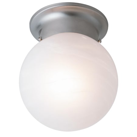 Trans Globe Lighting Single Light Down Lighting Flush Mount Ceiling Fixture Brushed Nickel