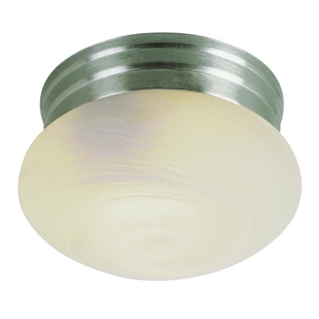 Trans Globe Lighting Dellwood 2 Light Flush Mount Ceiling Fixture Brushed Nickel