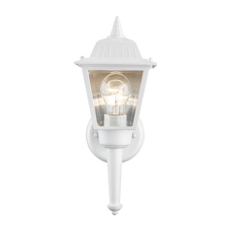 Trans Globe Lighting Single Light Up Lighting Outdoor Wall Sconce from the Outdoor Collection White