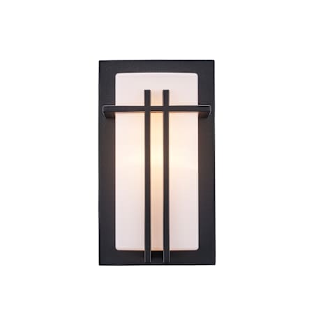 Trans Globe Lighting Doheny Single Light 12" Tall Outdoor Wall Sconce Black