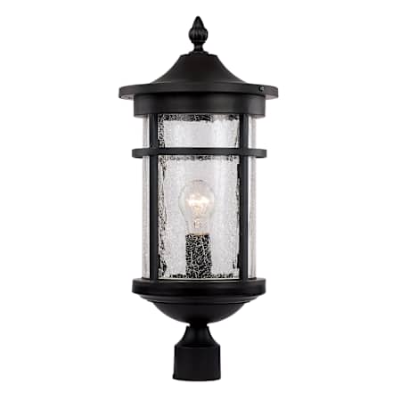 Trans Globe Lighting Avalon 17" Tall Outdoor Pier Mount Post Light Black