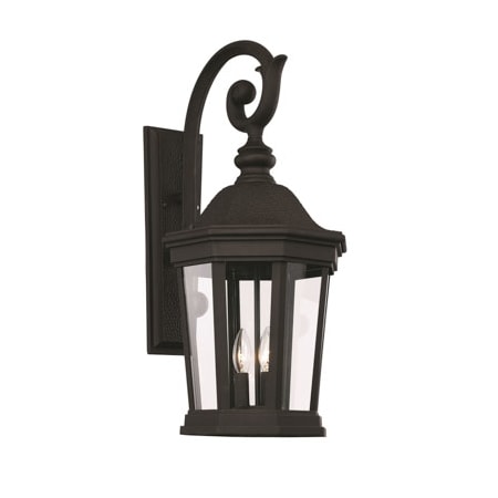 Trans Globe Lighting Westfield 3 Light 26" Tall Outdoor Wall Sconce Black