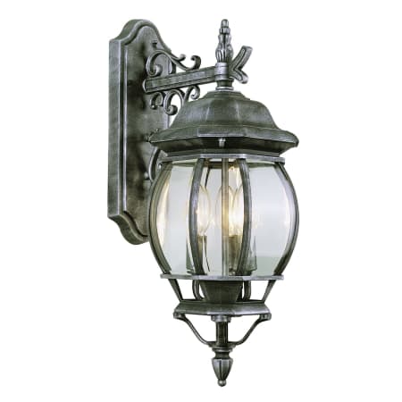 Trans Globe Lighting Three Light Up Lighting Outdoor Wall Sconce from the Outdoor Collection Black