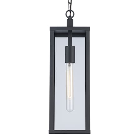 Trans Globe Lighting Oxford Single Light 6" Wide Outdoor Mini Pendant Black