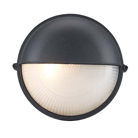 Trans Globe Lighting Mesa II 8" Tall Outdoor Wall Sconce Black