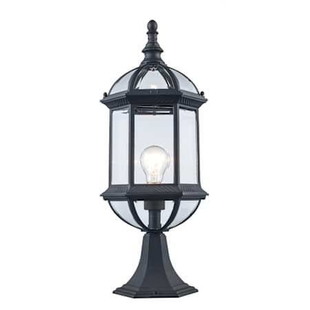 Trans Globe Lighting Single Light Up Lighting Outdoor Pier Mounted Post Light from the Outdoor Collection Black