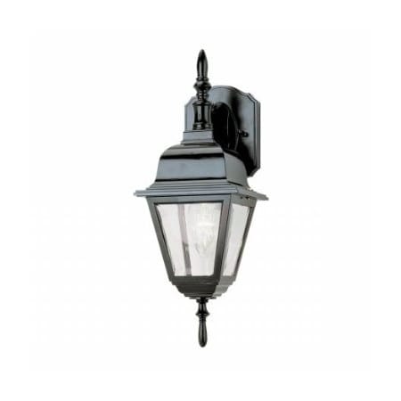 Trans Globe Lighting Single Light Down Lighting Outdoor Wall Sconce from the Outdoor Collection Black