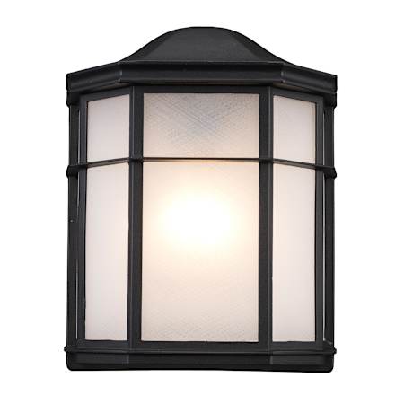 Trans Globe Lighting Fowler 1 Light Outdoor Wall Sconce - 7.5 Inches Wide Black