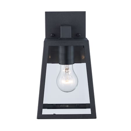 Trans Globe Lighting Obsidian Single Light 10" Tall Outdoor Wall Sconce Black