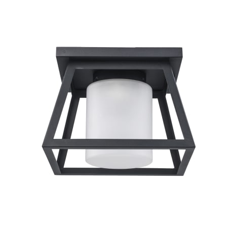 Trans Globe Lighting Kingsbury 10" Wide Flush Mount Outdoor Ceiling Fixture Black