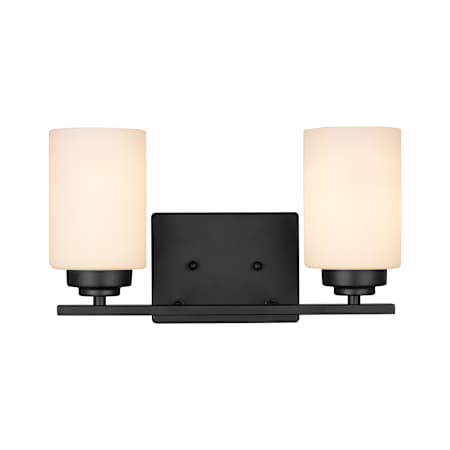 Trans Globe Lighting Mod Pod 2 Light 14" Wide Bathroom Vanity Light Black