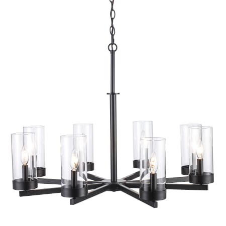 Trans Globe Lighting Meadowlark 8 Light 32" Wide Chandelier Black