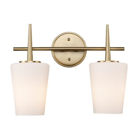 Trans Globe Lighting Classic Horizon 2 Light Vanity Light Antique Gold