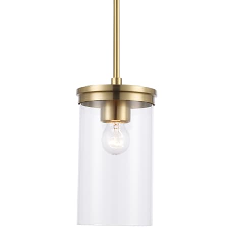 Trans Globe Lighting Carter 6" Wide Mini Pendant Antique Gold