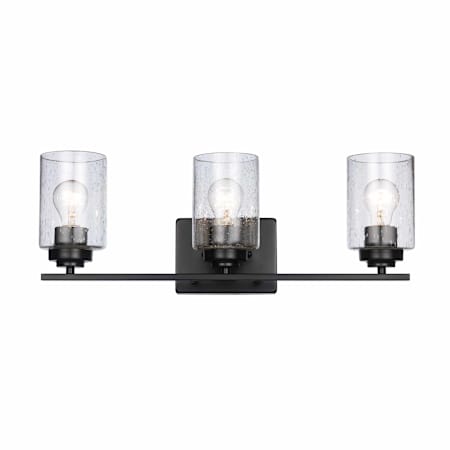 Trans Globe Lighting Mod Pod 3 Light 22" Wide Vanity Light Black