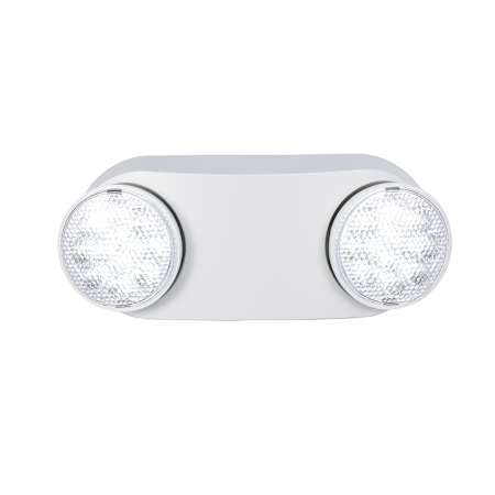 Trans Globe Lighting 10" Wide Dual Head LED Emergency Back Up Light White