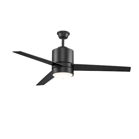 Trans Globe Lighting Finnley 52" 3 Blade Indoor LED Ceiling Fan with Wall Control Black