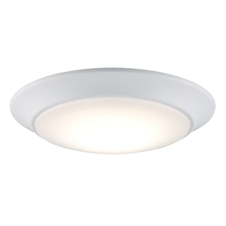 Trans Globe Lighting Vanowen 8" Wide LED Flush Mount Bowl Ceiling Fixture White